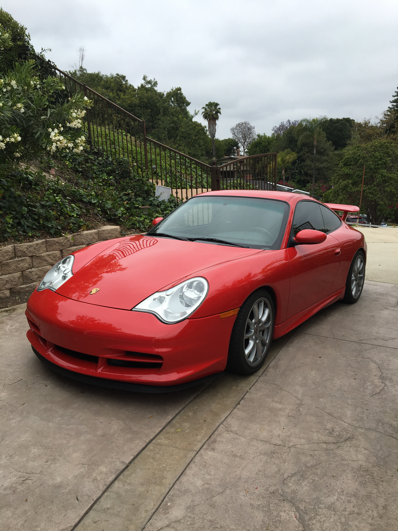 At least it was the right color. We gave the owner tons of shit. He has 4 Ferraris but still showed up to an F-car event in a damn poorrshhh. in his defense, three are taken apart at the moment, and his 355 threw a CEL 15 minutes into his 5 hour drive. He turned around and grabbed the reliable Beetle